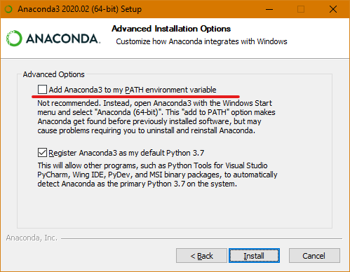 install anaconda windows 10 64-bit