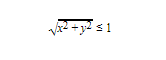 The formula for a point on a circle